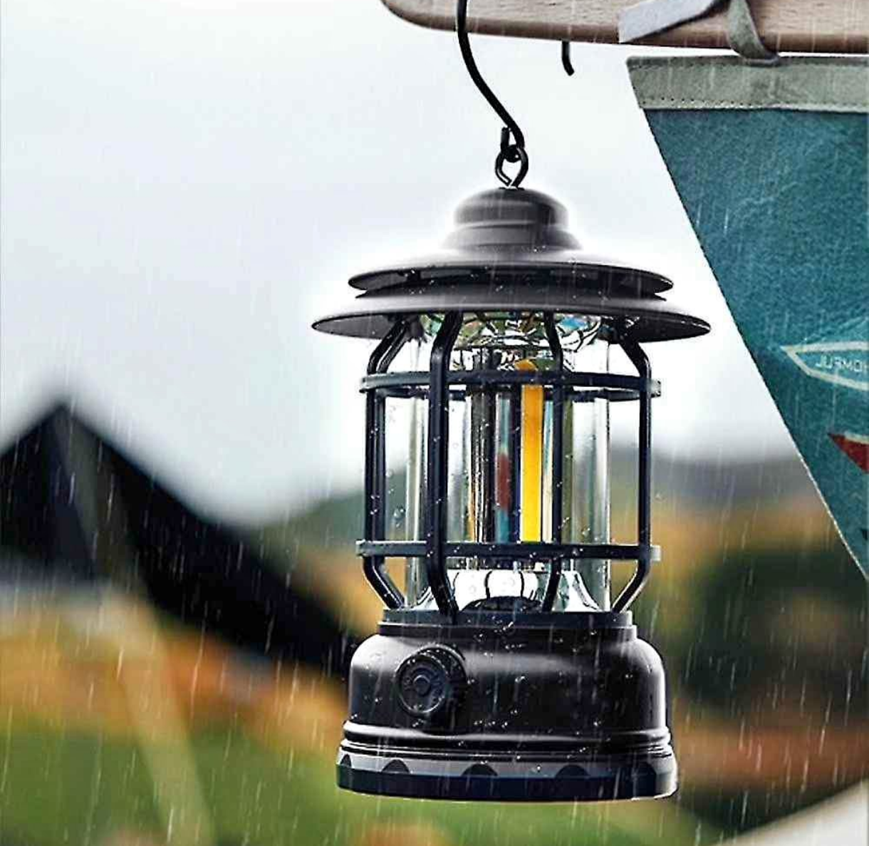Vintage LED Portable Camping Lantern