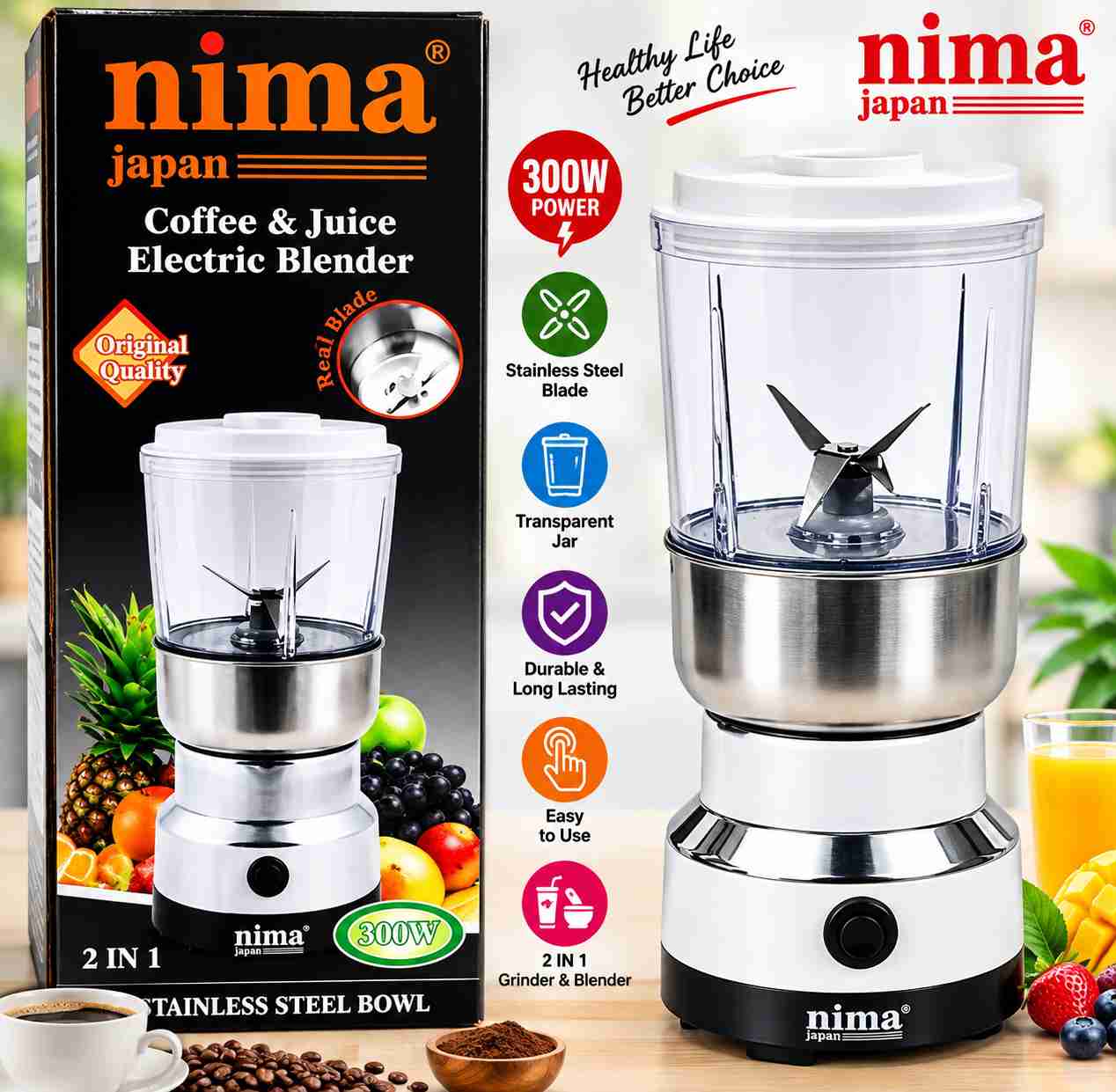 NIMA 2 in 1 Blender