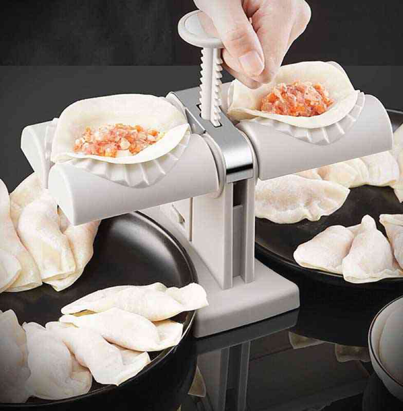 Household Double Head Automatic Dumpling Maker Mold